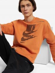 Свитшот мужской  Sportswear Sport Essentials+, Оранжевый, размер 44-46 Nike