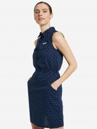 Платье женское  Bonehead Stretch SL Dress, Синий, размер 42 COLUMBIA
