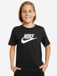 Футболка для мальчиков  Sportswear, Черный, размер 128-137 Nike