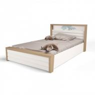 Подростковая кровать  Mix Ocean №6 c подъёмным механизмом и мягким изножьем 190x120 см ABC-King