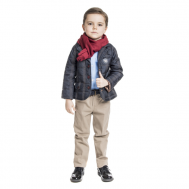 Комплект для мальчика (куртка, рубашка, брюки, пояс, шарф) G-KOMM18 Cascatto