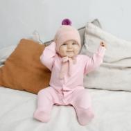 Комбинезон нательный с длинным рукавом детский на кнопках для новорожденных BMLRB AirWool