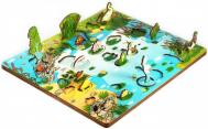 Деревянная игрушка  Доска 3D Обитатели пруда Нескучные Игры