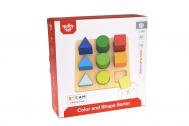 Деревянная игрушка  Игровой набор Учим цвета и формы Tooky Toy