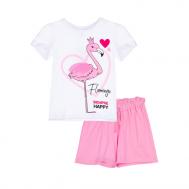 Комплект для девочек Flamingo kids girls (футболка, шорты) PlayToday