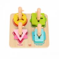 Деревянная игрушка  Разноцветные фигуры Tooky Toy