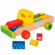 Деревянная игрушка  Машина с кубиками Mertens