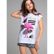 Комплект для девочек Flamingo couture tween girls (футболка, шорты) 12321443 PlayToday