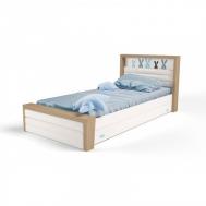 Подростковая кровать  Mix Bunny №4 с мягким изножьем 190x120 см ABC-King