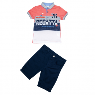 Комплект одежды для мальчика (футболка, бриджи) G-KOMM18/07 Cascatto