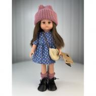 Кукла Нэни в цветном платье и вязаной шапке 33 см Lamagik S.L.