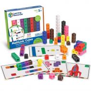 Игровой набор Соединяющиеся кубики с карточками (115 элементов) Learning Resources