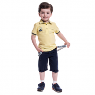 Комплект одежды для мальчика (футболка, бриджи, подтяжки) G-KOMM18/25 Cascatto