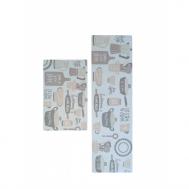 Набор ковриков на пол для кухни с рисунком приборов Joki Home