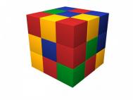 Мягкий конструктор Кубик-рубик Romana