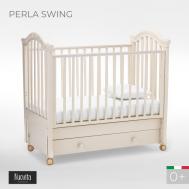 Детская кроватка  Perla swing (продольный маятник) Nuovita