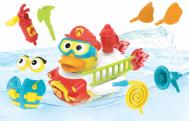 Игрушка водная Утка-пожарный с водометом и аксессуарами Yookidoo