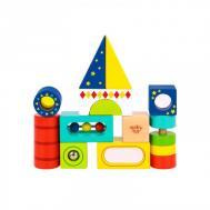 Деревянная игрушка  Набор мультифункциональных кубиков Tooky Toy