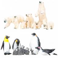 Набор Фигурок Мир морских животных (белые медведи, пингвины) Masai Mara