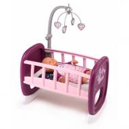 Кроватка для куклы  Baby Nurse Колыбель для пупса с мобилем 220343 Smoby