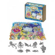 Деревянная игрушка  Фигурный пазл Fun art Collection - Подводный мир (112 деталей) Нескучные Игры