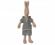 Мягкая игрушка  Кролик моряк в серо-голубом костюме 26 см Maileg