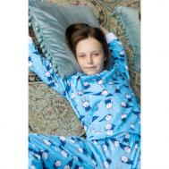 Пижама детская зимняя со спящими зайками Miko Yumi