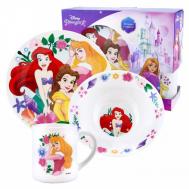 Набор посуды в подарочной упаковке Принцессы Принцессы в сборе (3 предмета) Nd Play