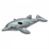 Дельфин надувной с ручками 175 х 66 см Intex