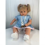 Кукла-пупс Бобо блондинка с хвостиками в голубом платье и белой кофточке 65 см Lamagik S.L.