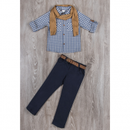 Комплект для мальчика (рубашка, брюки, пояс, шарф) G-KOMM18 Cascatto