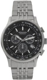 Наручные часы  4131P MW(BK) TM 42мм, черный, серебряный Romanson