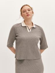 Блуза с воротником в стиле поло (48) Lalis