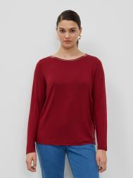 Блуза красная трикотажная с монилью (46) Lalis