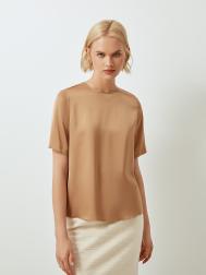 Блуза лёгкая с атласным блеском (50) Elis