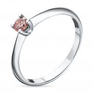 Кольцо из белого золота э0912к_0719020_pink ЭПЛ Даймонд