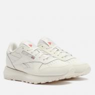 Женские кроссовки  Classic Leather SP, цвет бежевый, размер 37 EU Reebok