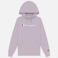 Женская толстовка  Big Logo Slim Fit Hoodie, цвет фиолетовый, размер M Champion