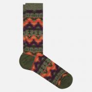 Носки  Wigwam Jacquard Crew, цвет зелёный, размер 44-46 EU ANONYMOUS ISM