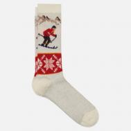 Носки  Wool Ski Jacquard Crew, цвет бежевый, размер 41-44 EU ANONYMOUS ISM