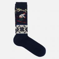 Носки  Wool Ski Jacquard Crew, цвет синий, размер 44-46 EU ANONYMOUS ISM