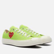 Мужские кеды  x Comme des Garcons Play Chuck 70 Low, цвет зелёный, размер 43 EU Converse