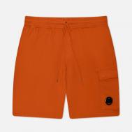 Мужские шорты  Cotton Diagonal Fleece Cargo Resist Dyed, цвет оранжевый, размер XXL C.P. COMPANY