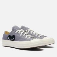 Мужские кеды  x Comme des Garcons Play Chuck 70 Low, цвет серый, размер 42.5 EU Converse