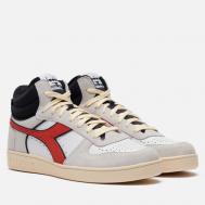 Мужские кроссовки  Magic Basket Demi Cut Suede Leather, цвет белый, размер 40.5 EU DIADORA