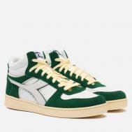 Мужские кроссовки  Magic Basket Demi Cut Suede Leather, цвет зелёный, размер 40.5 EU DIADORA