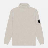 Мужской свитер  Fleece Knit Turtel Neck, цвет белый, размер L C.P. COMPANY