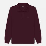 Мужской лонгслив  Strech Piquet Zipped Polo, цвет фиолетовый, размер M C.P. COMPANY