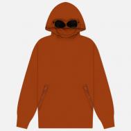 Мужская толстовка  Diagonal Raised Fleece Goggle Hooded, цвет оранжевый, размер M C.P. COMPANY