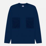 Мужской лонгслив  Brushed Mixed Boxy, цвет синий, размер XL C.P. COMPANY